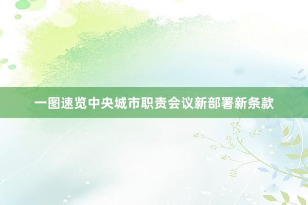 一图速览中央城市职责会议新部署新条款