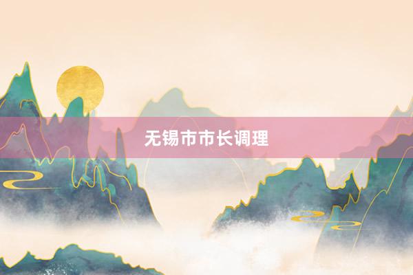无锡市市长调理